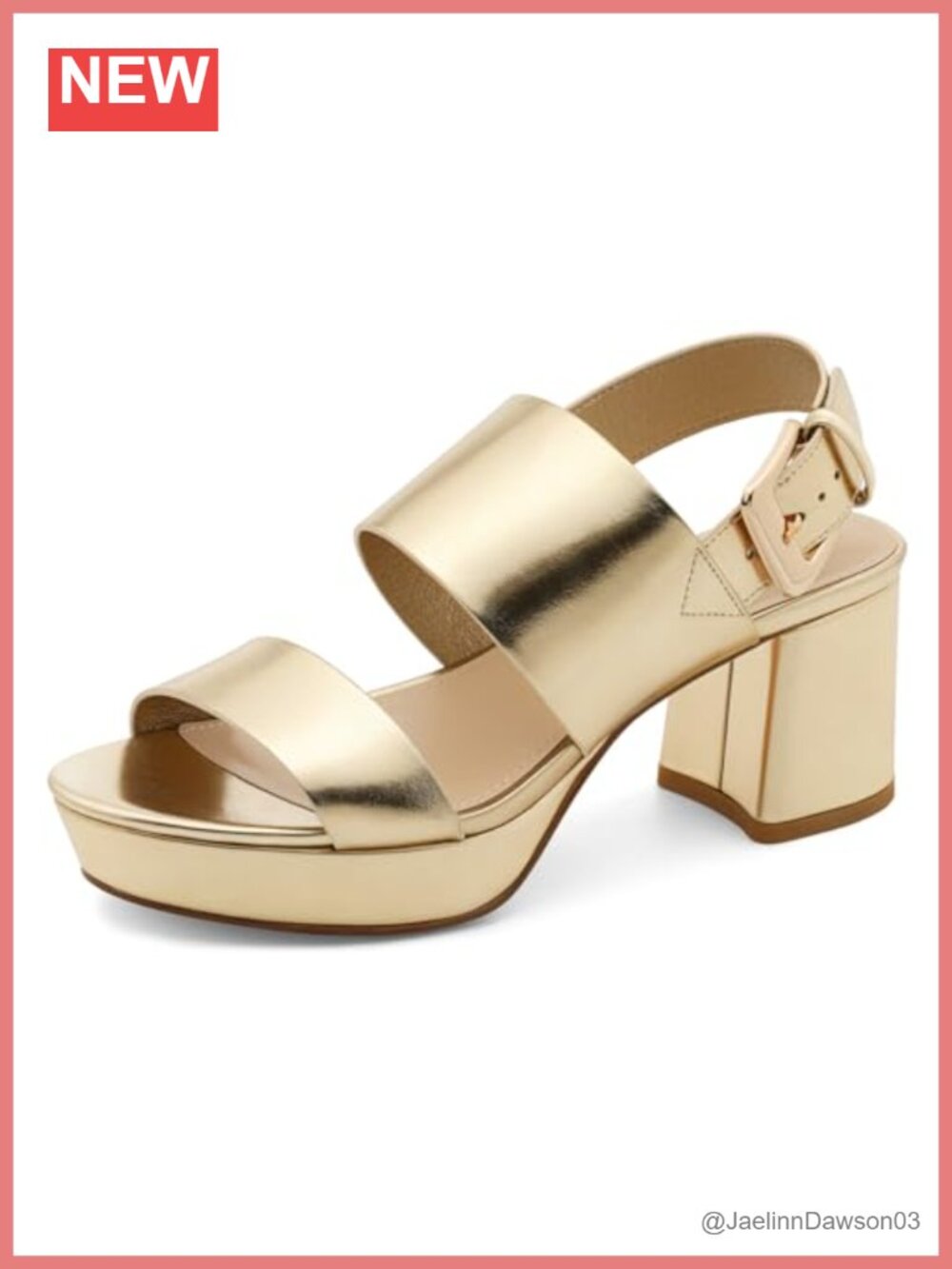 Women's Platform Sandals Block Heel Ankle Strap Dressy Chunky Heel Open Toe
